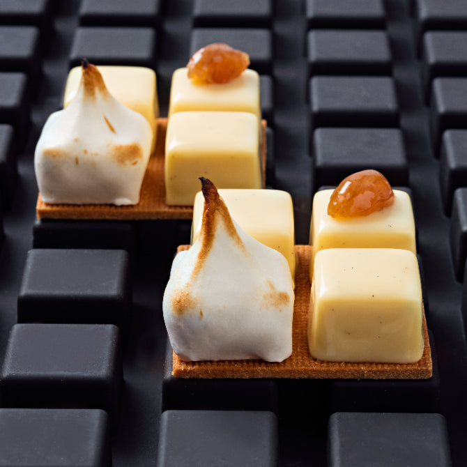Flexipat Cube - 96 Silicone Baking Molds for Perfect Cube-Shaped Treats | Ideal for Brownies, Jellies, Ice Cubes & Chocolate Making | BPA-Free & Non-Stick