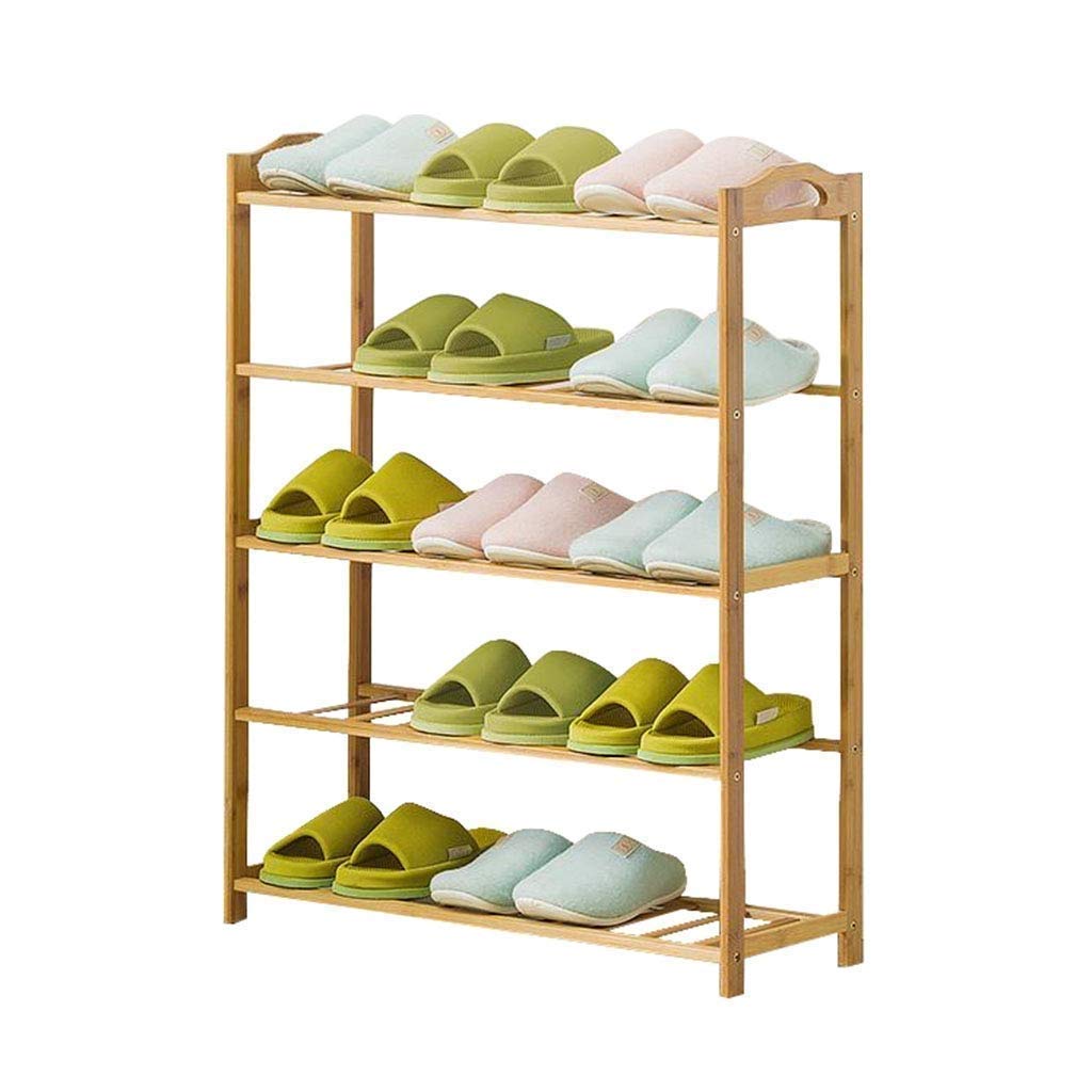 TOMYEUS 5-Tier Shoe Rack with Handle - 70cm Multi-Layer Shoe Organizer for Hallway, Living Room & Entryway - Space-Saving Storage Shelf for Shoes, Boots & Sneakers - Perfect for Small Apartments & Closet Organization (Color: Five Floors)