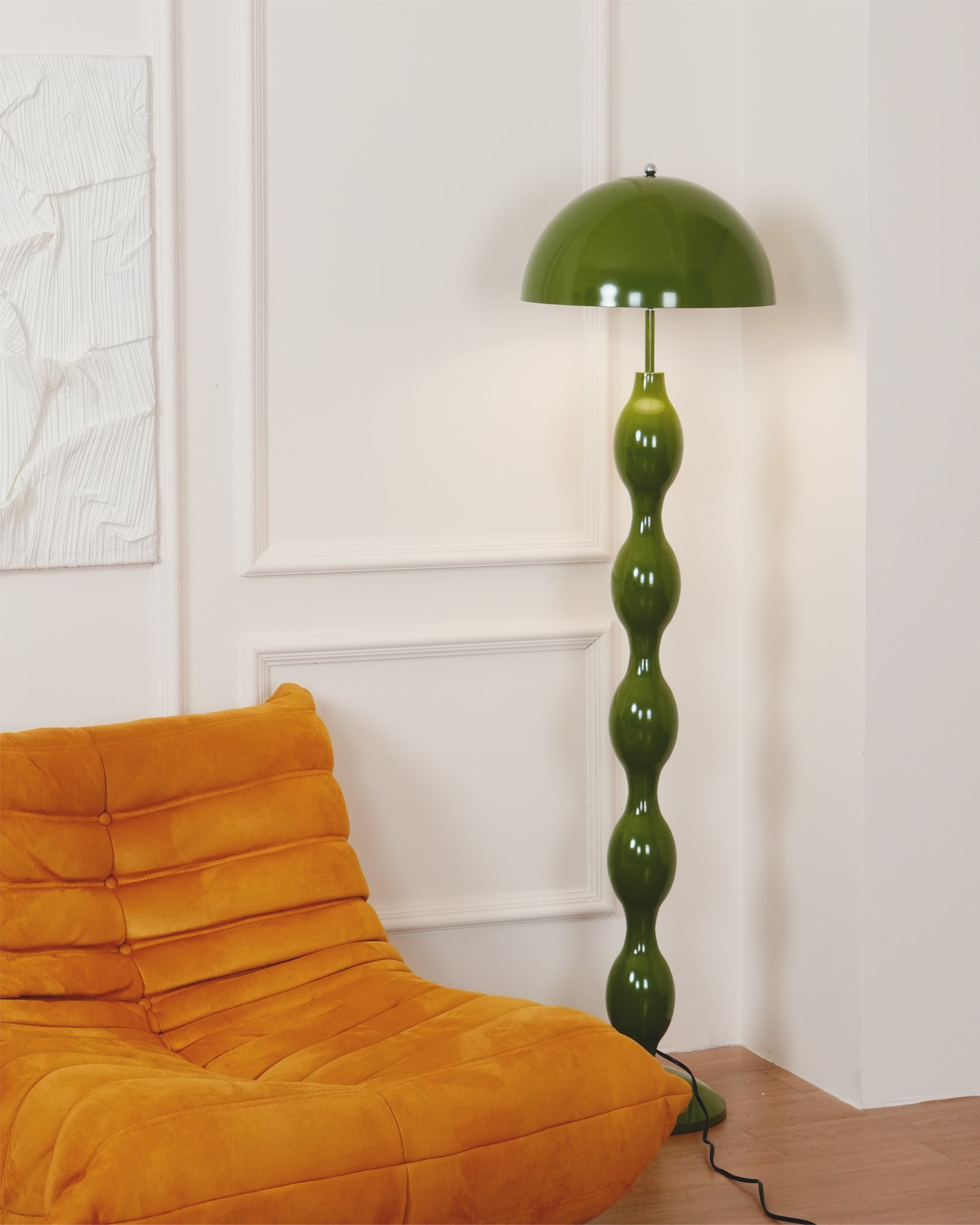 Modern LED Drop Floor Lamp with Adjustable Brightness - Stylish Standing Light for Living Room, Bedroom, or Office - Perfect for Reading, Relaxing, and Ambient Lighting