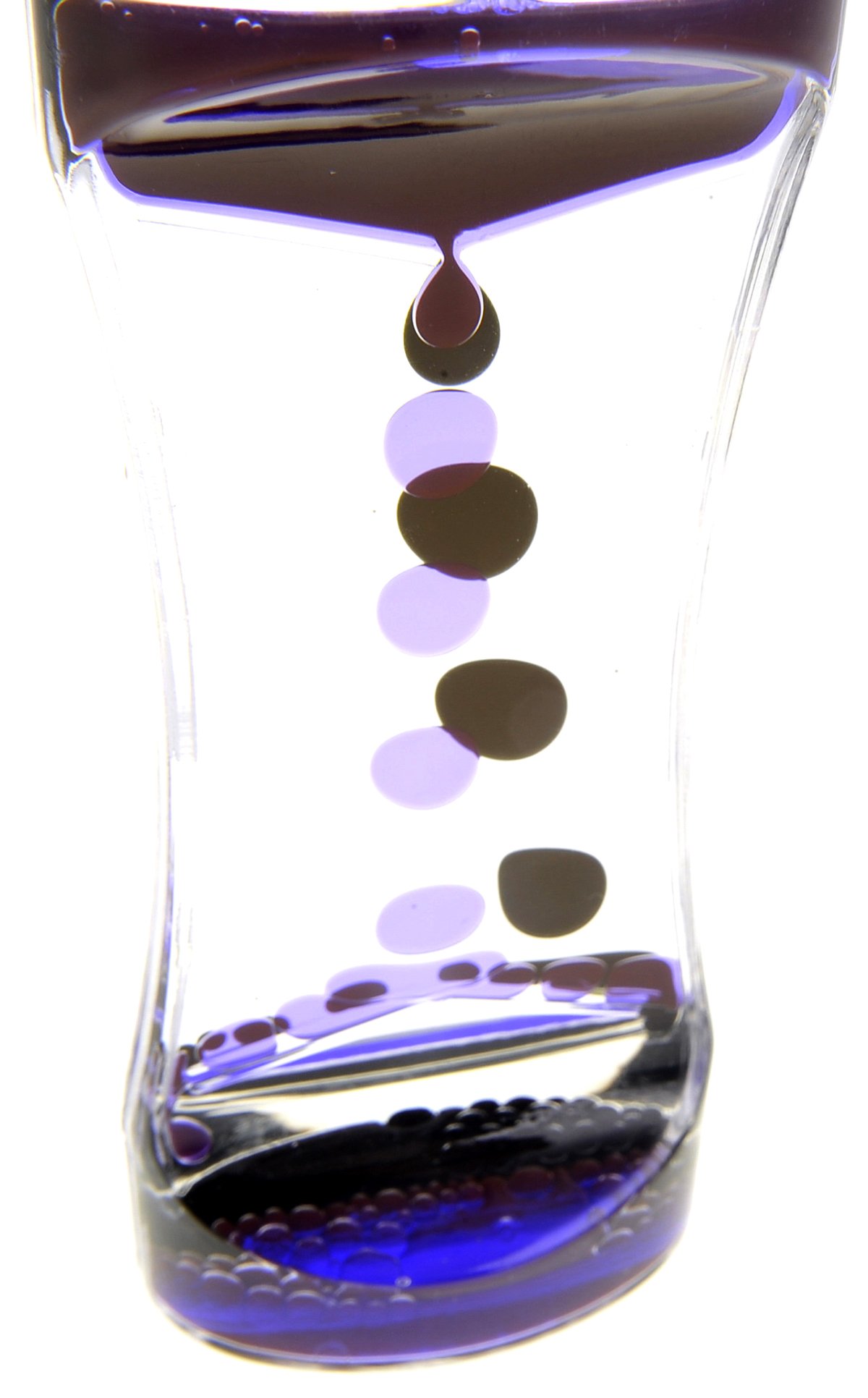 PowerTRC Liquid Motion Bubbler Timer - Sensory Relaxation Toy for Anxiety, Autism & ADHD - Calming Gift for Kids & Adults - Perfect for Home, Office & Classroom Stress Relief