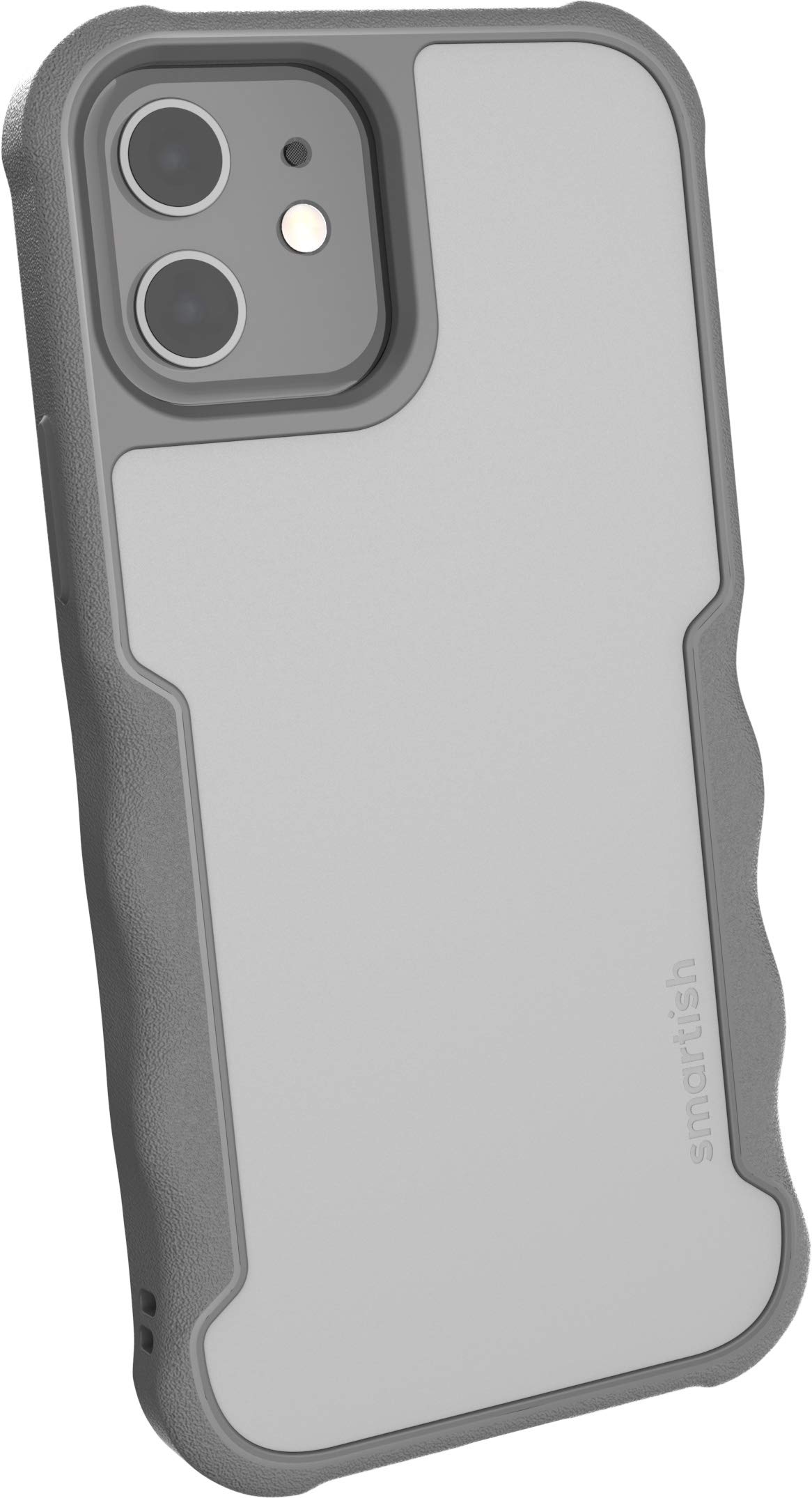 Smartish iPhone 12/12 Pro Armor Case - Gripzilla [Rugged & Protective] Slim Tough Grip Cover - Gray Area | Perfect for Outdoor Activities, Work & Everyday Protection