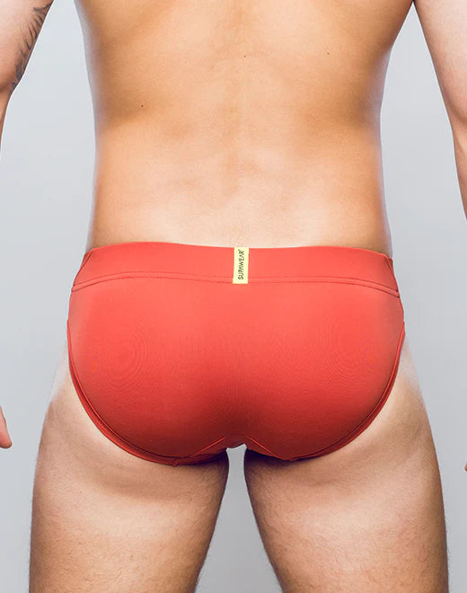 Supawear Vortex Brief - Ultra Soft Men's Underwear in Cranberry Red - Perfect for Gym, Workout & Everyday Comfort