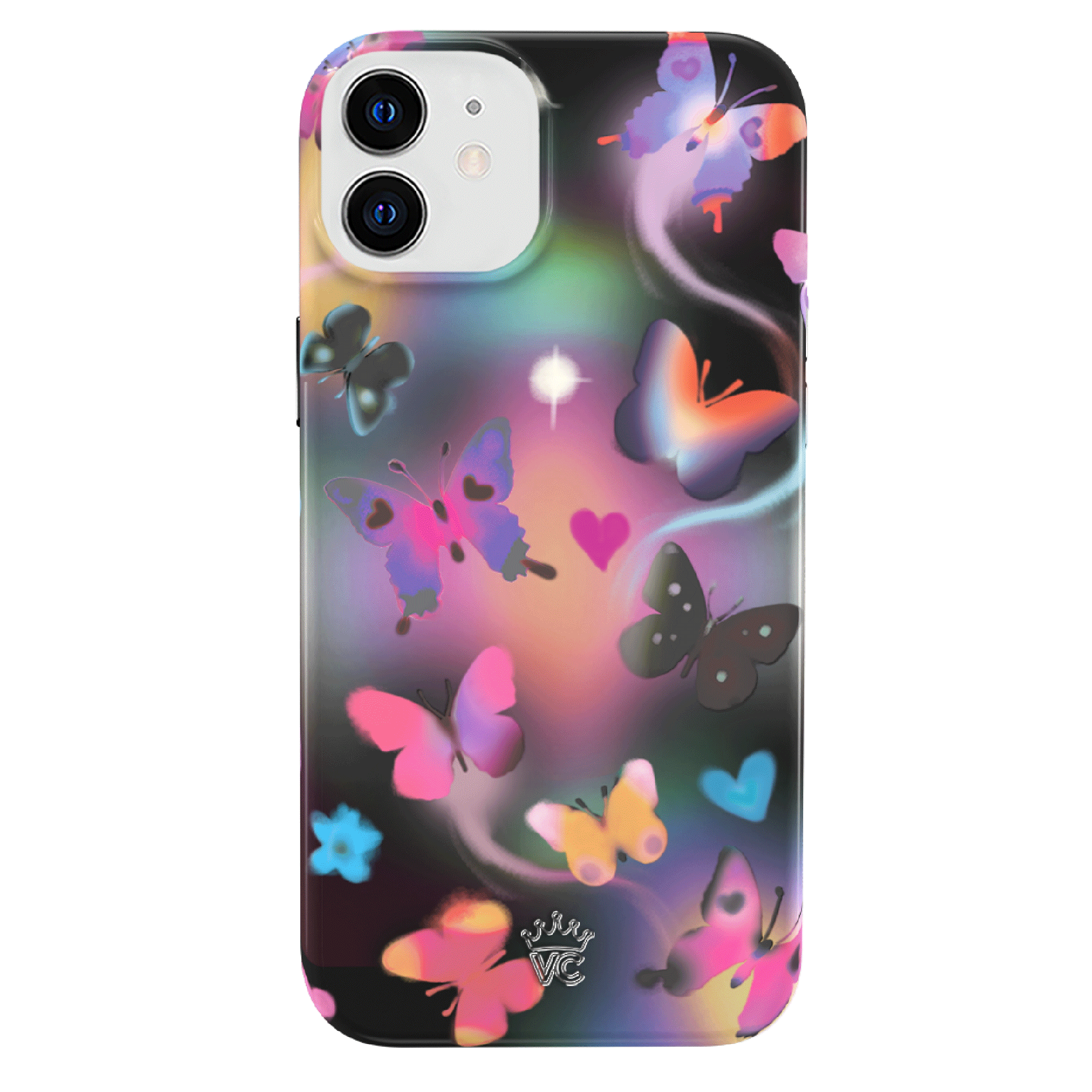 Aurora Butterfly iPhone Case - Elegant & Durable Phone Cover for iPhone [Model] - Perfect for Everyday Use, Travel & Special Occasions