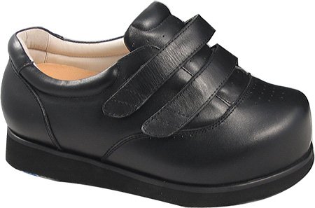 Mt. Emey 9301-x Women's Extra Wide Comfortable Casual Shoes with Adjustable Strap Closure - Black (Size 5 Wide) - Perfect for Work, Travel & Everyday Wear