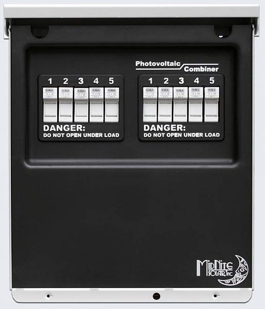 MidNite Solar 12 String Combiner Box MNPV12 - High Efficiency Solar Panel Combiner for Off-Grid & RV Systems - Perfect for Solar Farms, Home Energy Storage & Renewable Power Projects
