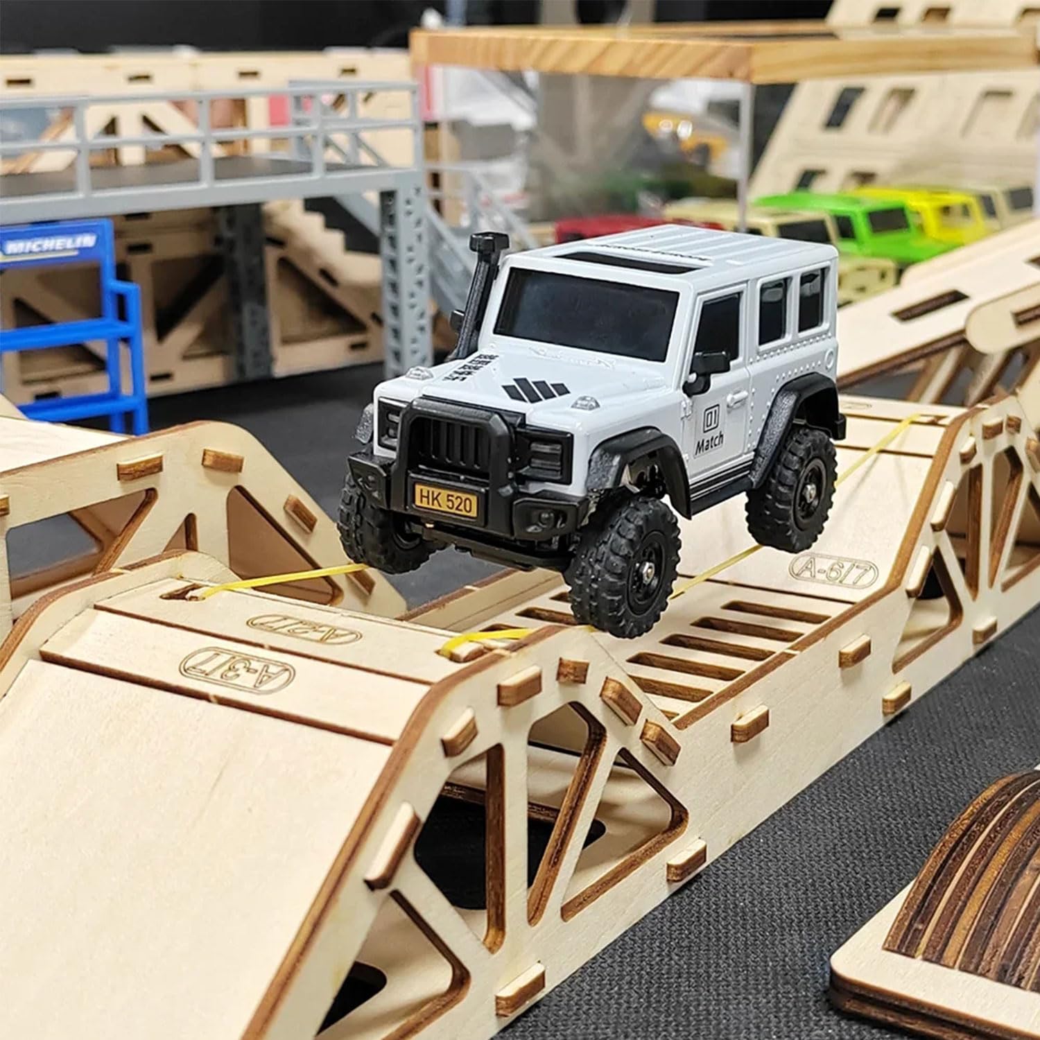 1:43 Scale Mini RC Crawler Truck - 4WD 2.4GHz Remote Control Rock Crawler Vehicle with DIY Replaceable Body Shell (Lemon Yellow) - Perfect for Off-Road Adventures, Backyard Crawling & RC Hobby Enthusiasts