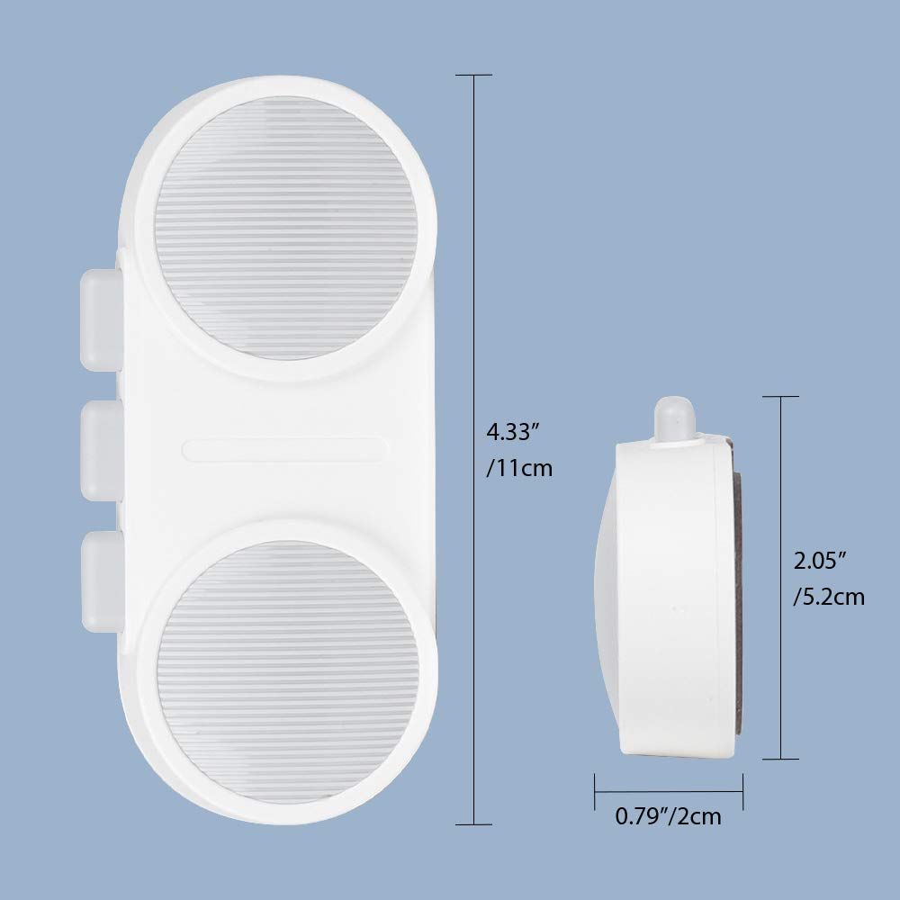 EUDEMON Baby Safety Fridge Door Lock - Childproof & Pet Proof Refrigerator Lock, Cabinet Lock with 3M Adhesive - No Tools Needed, Easy Installation (White) | Perfect for Kitchens, Nurseries & Homes with Toddlers or Pets