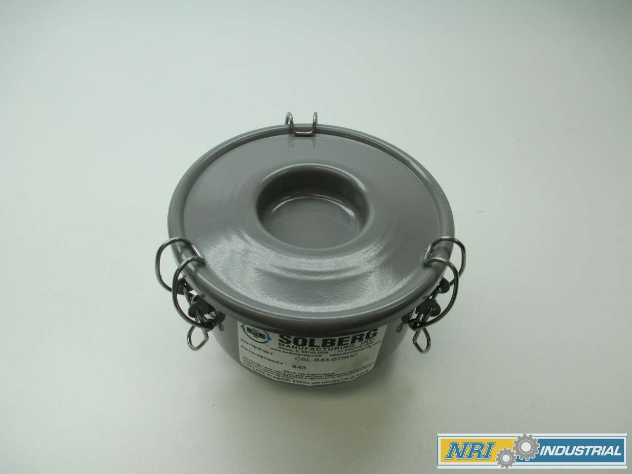 Solberg CSL-843-075HC Vacuum Filter 3/4 Inch NPT D389017 - Industrial Dust Collection & Pneumatic System Replacement Part for Clean Air Solutions