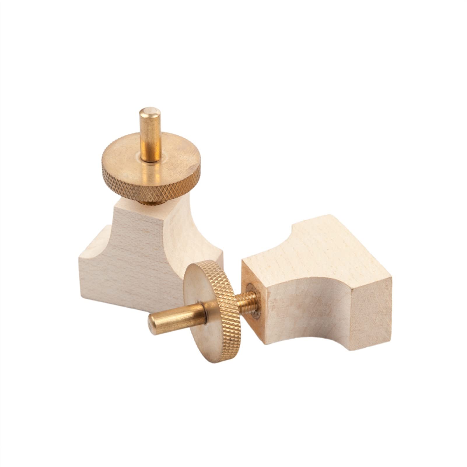 1/2 Size Adjustable Double Bass Bridge - Natural Dried Maple with Brass Screws | Violin Accessories & Parts | Perfect for Student & Professional Musicians