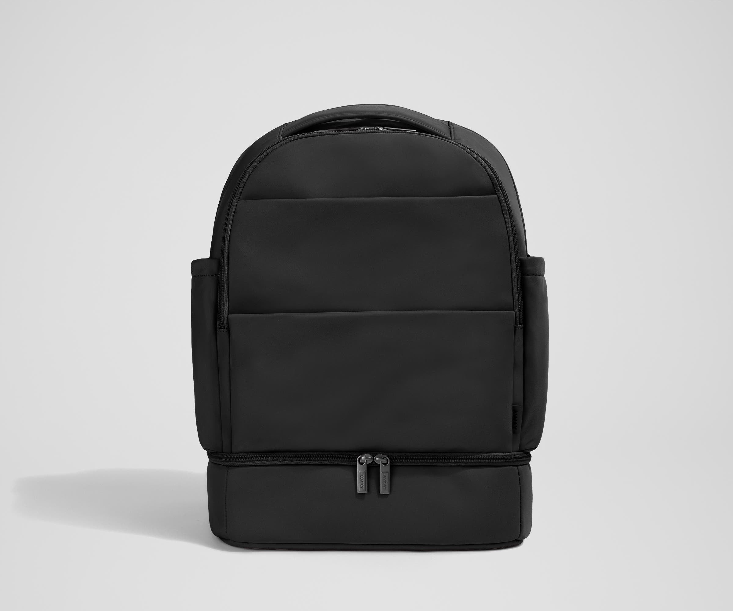Premium Double Diaper Backpack in Jet Black - Spacious Baby Essentials Organizer for Travel, Hiking & Daily Parenting - Waterproof & Durable Design