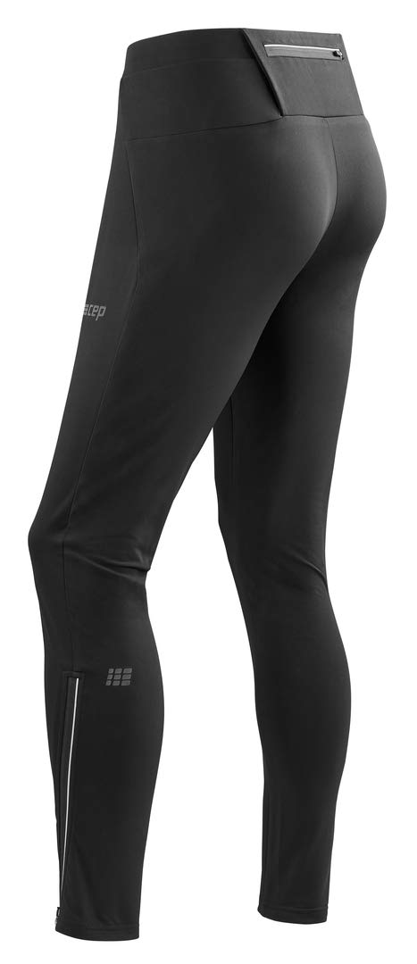 **CEP Women's Winter Run Pants - Black, Size S | Thermal Running Tights for Cold Weather & Outdoor Training**