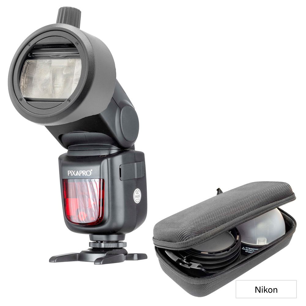 Li ION580II Speedlite Flash Light Modifiers & Adapter Ring Kit - Professional Photography Lighting Accessories for Studio, Portrait, and Outdoor Shooting