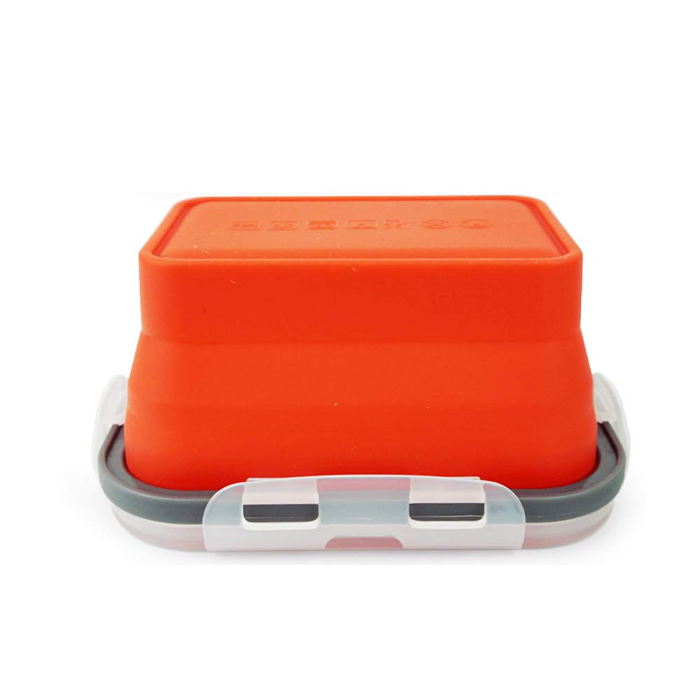 Eco-Friendly Reusable Silicone Food Storage Containers Set of 3 - Collapsible, Airtight Silicone Bowls for Meal Prep, Camping & Travel - Perfect for Picnics, Office Lunch & Outdoor Adventures