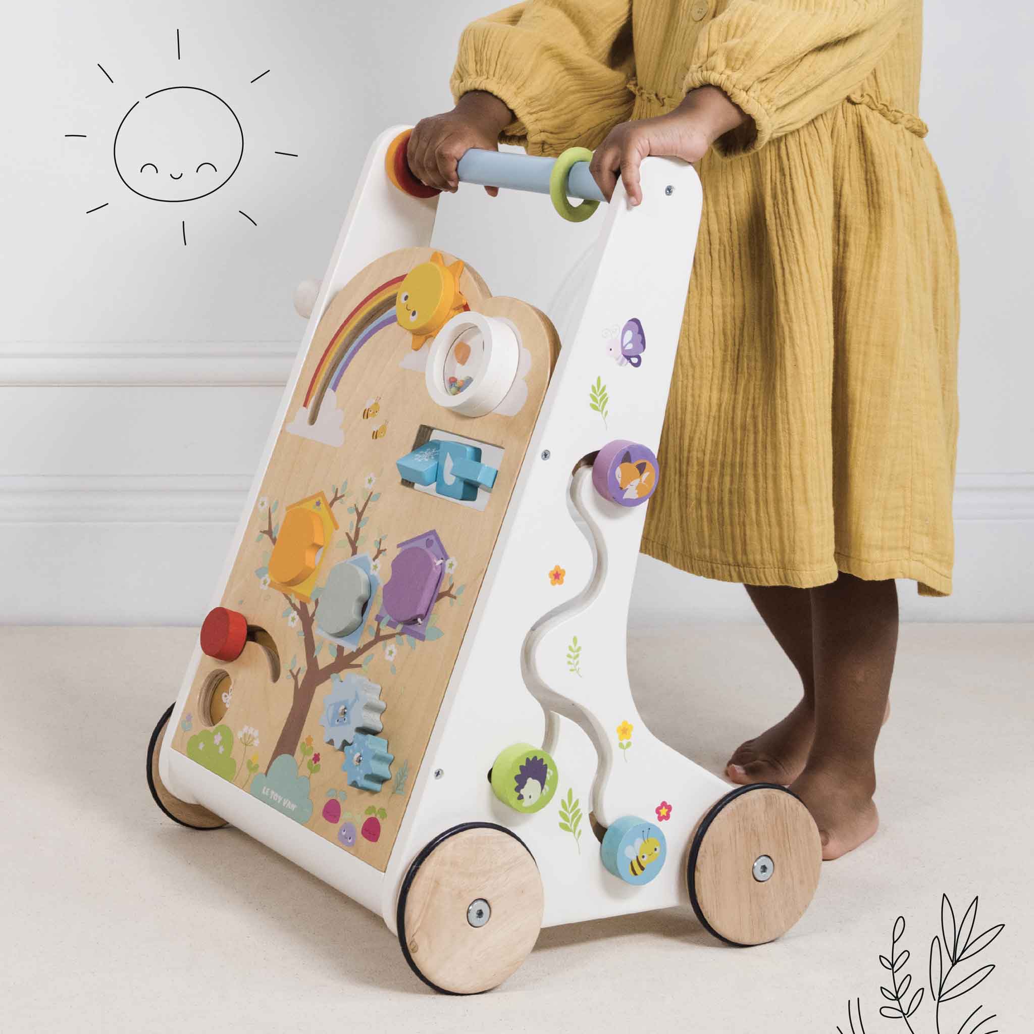 Best Baby Activity Walker with Lights & Music - Fun Learning Toy for Toddlers 6-12 Months - Encourages First Steps & Early Development - Perfect for Playtime & Indoor Exploration
