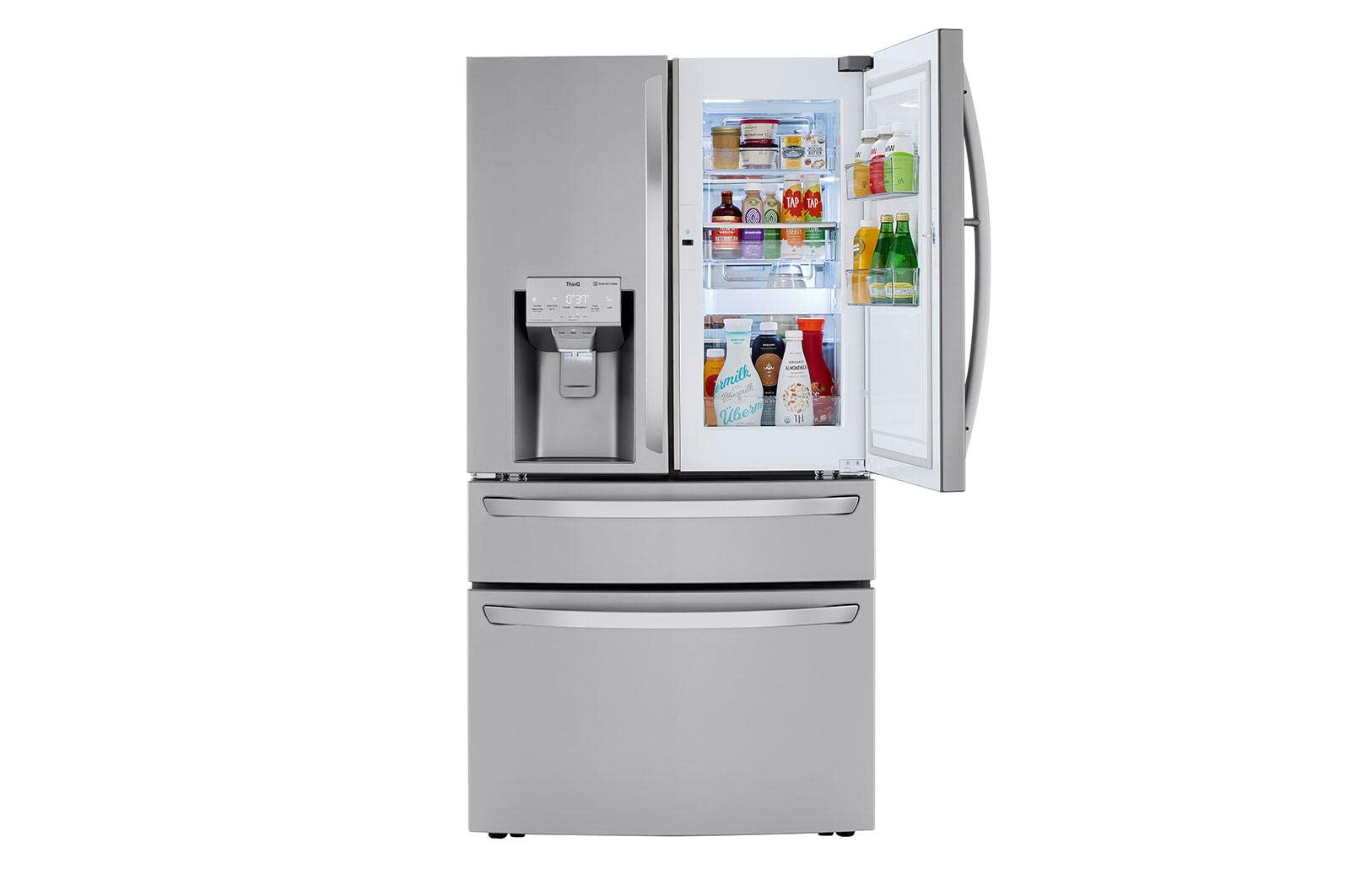 30 cu. ft. Smart Wi-Fi Enabled Refrigerator with Craft Ice™ Maker - Energy Efficient French Door Fridge with App Control & Spacious Interior - Perfect for Modern Kitchens & Large Families