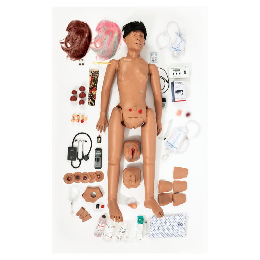 DANi Patient Skills Trainer - Medical Simulation Manikin for Nursing & Healthcare Training | Realistic CPR Practice & Clinical Scenarios