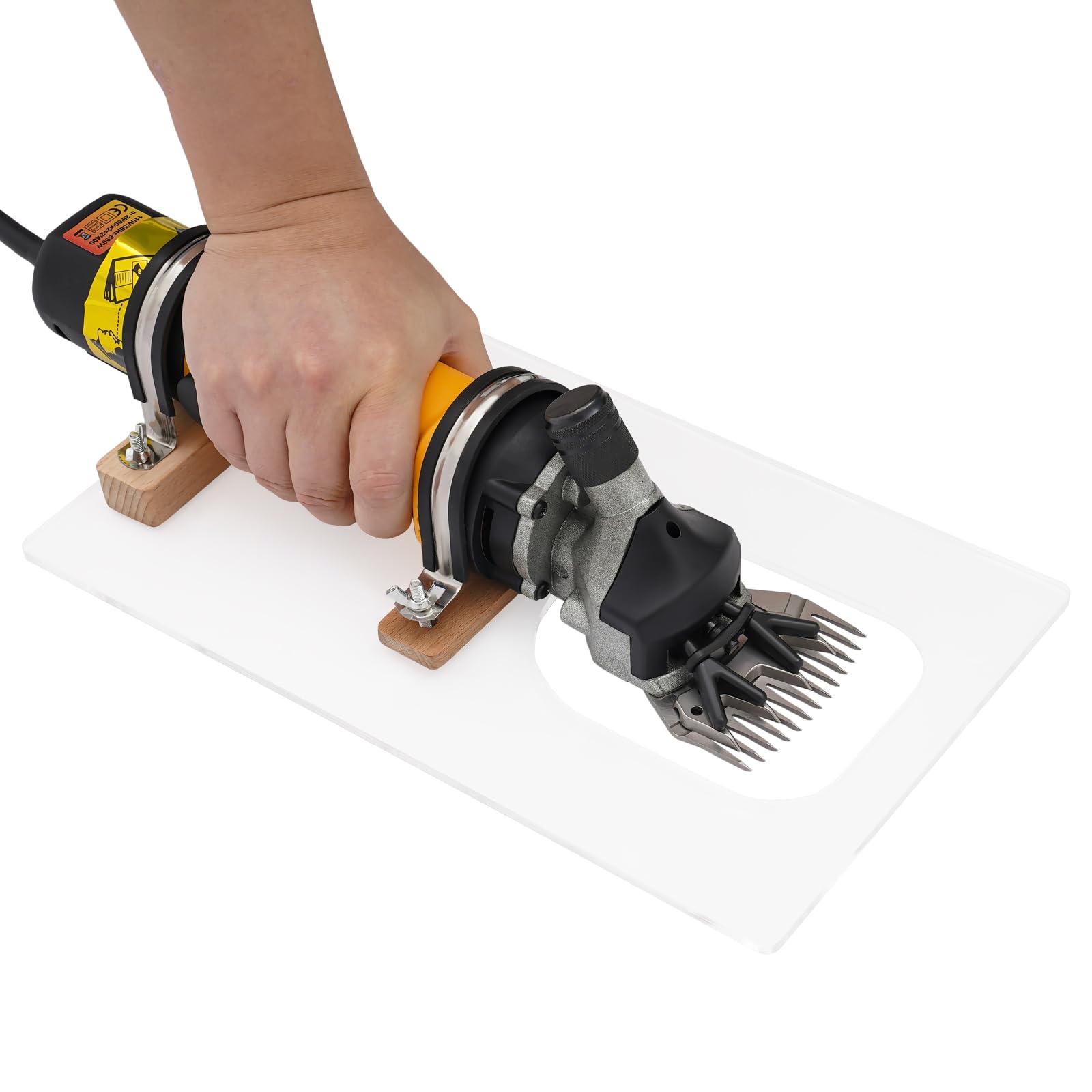 Electric Carpet Trimmer - 2800RPM Low Vibration Carpet Shear & Rug Trimming Tool for Professional Carpet Sculpting, Tufting & Carving (15