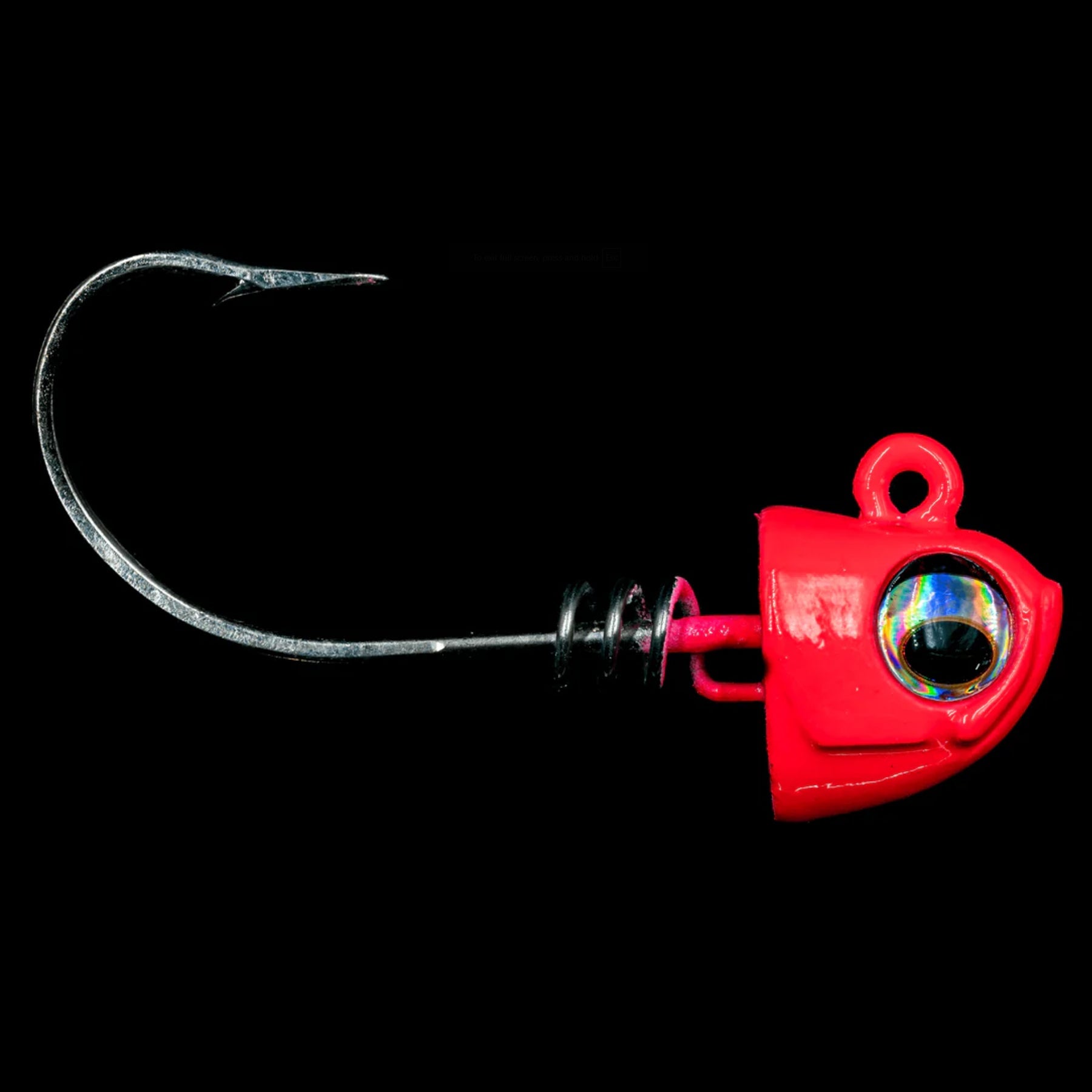 NLBN No Live Bait Needed Hot Heads Screw Lock Jig Heads for 5 Paddle Tails - Premium Fishing Lures for Bass, Walleye & Saltwater Fishing | Perfect for Freshwater & Saltwater Anglers