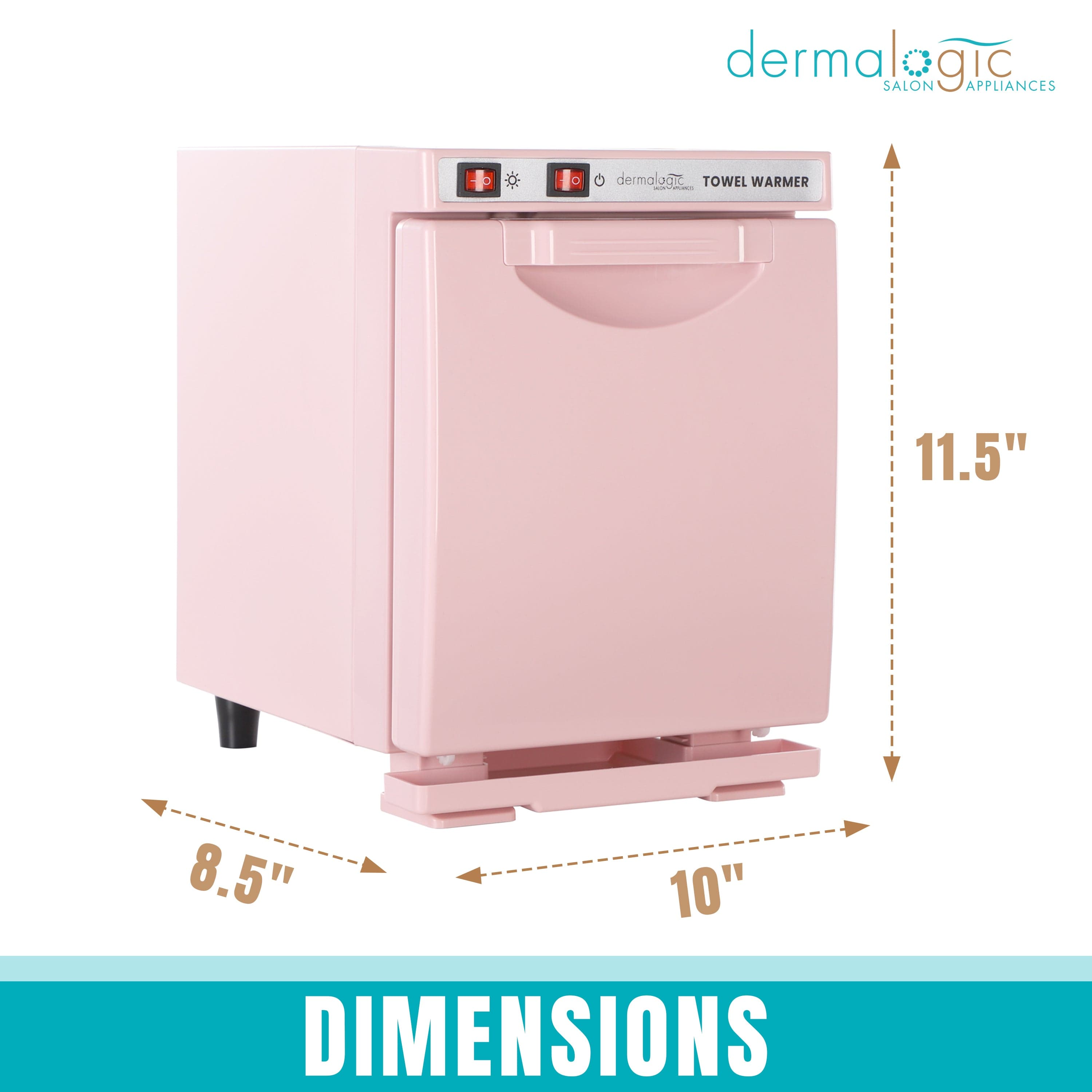 DermaLoGic 5L UV Towel Warmer - Electric Bathroom Heated Towel Rack for Spa, Salon & Home Use - Fast Warming & Sanitizing with UV Light