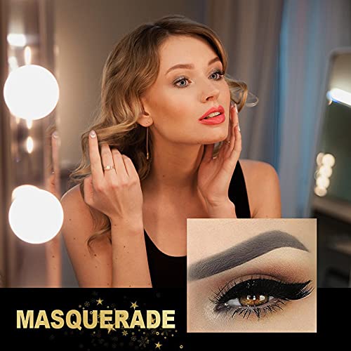 Reusable False Eyelashes & Eyeliner Stickers - Natural Waterproof Makeup Stickers for Women, 4 Pairs (E117, Blue) - Perfect for Parties, Weddings & Daily Glam Looks