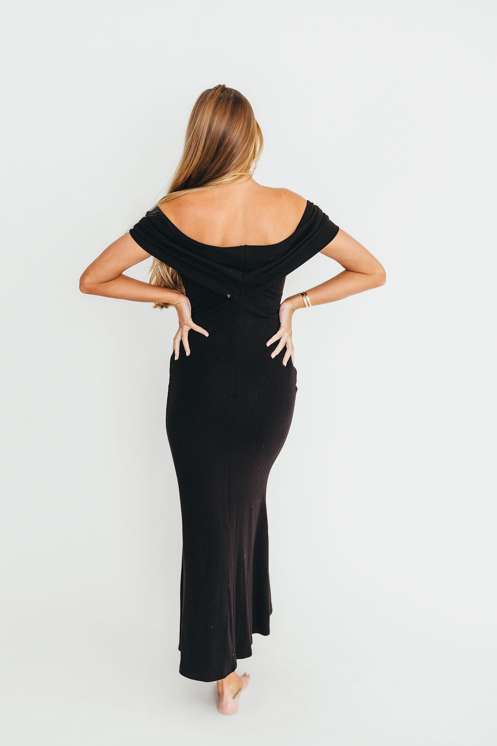 Monroe Maxi Dress in Black - Bump Friendly Maternity Dress for Women | Comfortable & Stylish for Pregnancy, Nursing, and Everyday Wear