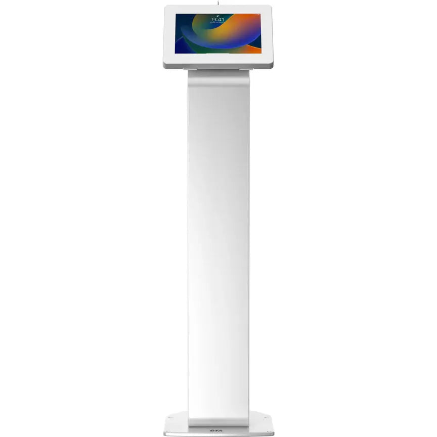 Premium Locking Floor Stand Kiosk - Secure Display Solution for Retail Stores, Exhibitions & Events | Durable & Adjustable Height for Advertising & Self-Service Terminals