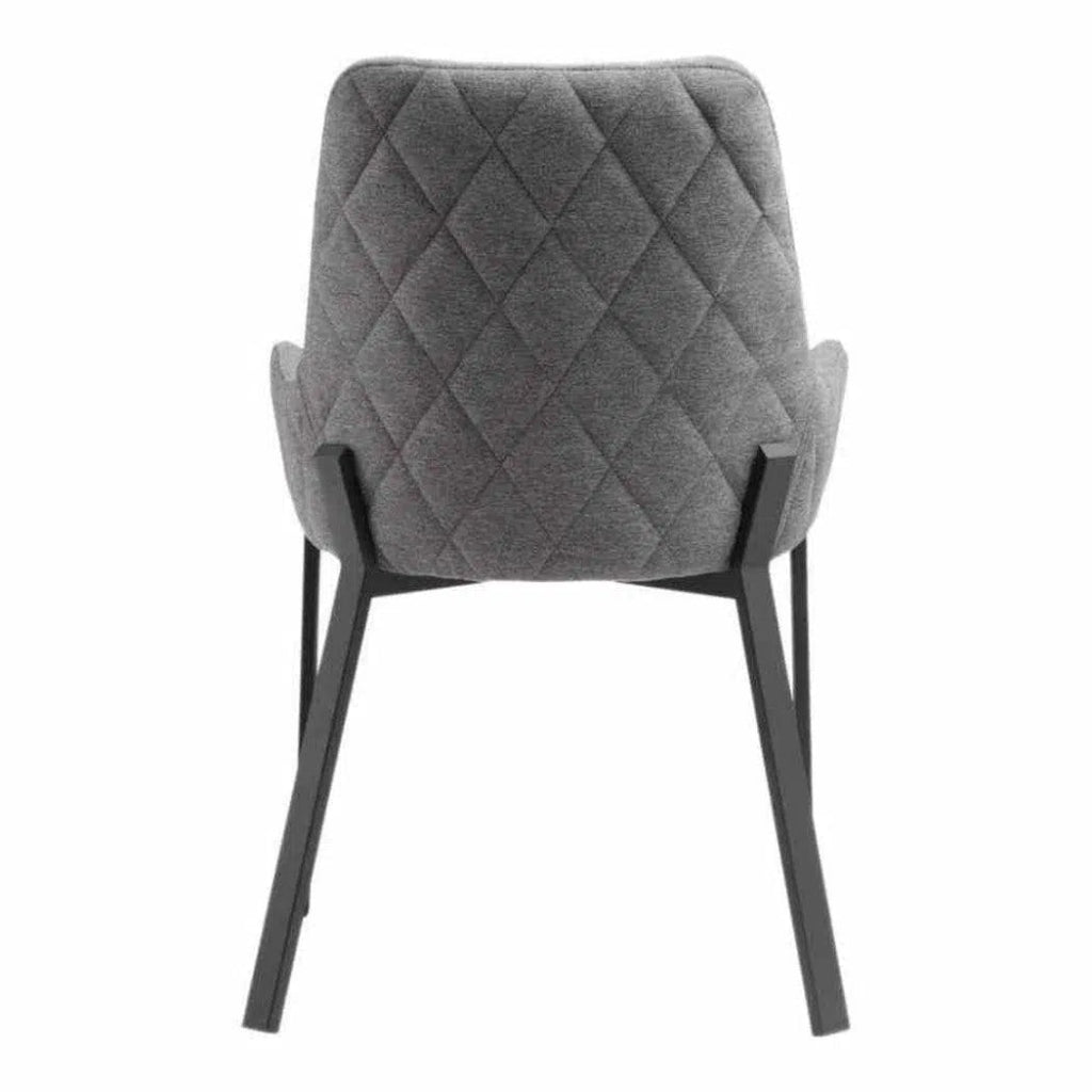22 Inch Modern Grey Dining Chair Set of 4 - Contemporary Kitchen & Dining Room Furniture for Home & Restaurant Use