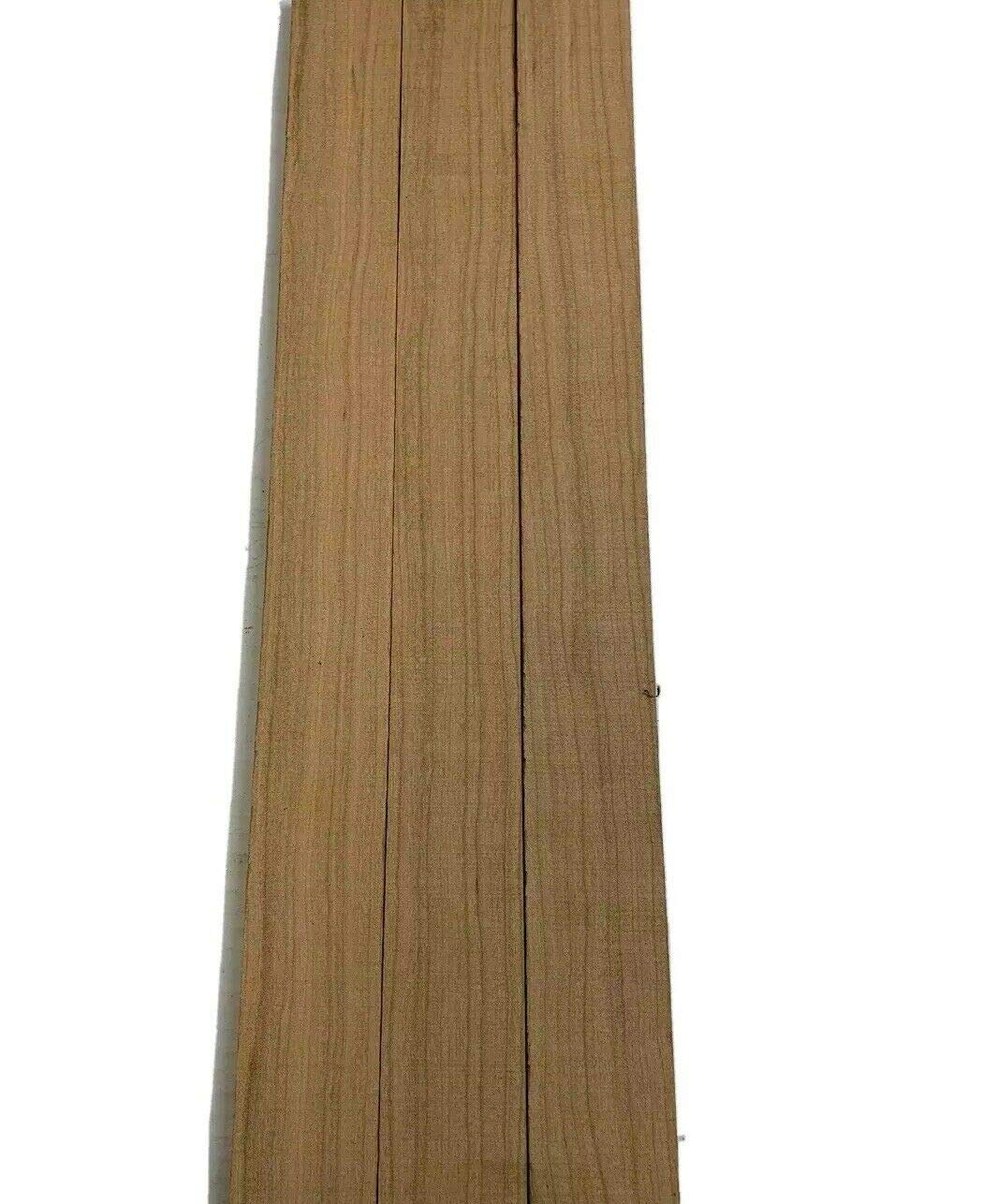 3 Pack Cherry Wood Thin Stock Lumber Boards - 1/2