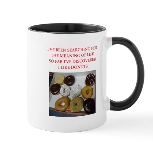 White/Black Inside - Donuts Mugs