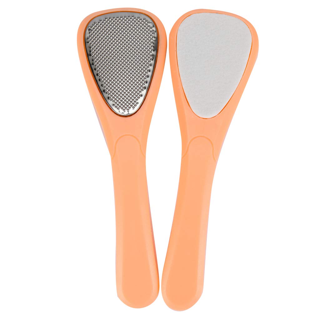 2-Pack Stainless Steel Pedicure Foot Files – Professional Foot Grater & Callus Remover for Smooth Feet – Perfect for Home Pedicure, Spa, and Foot Care Routine