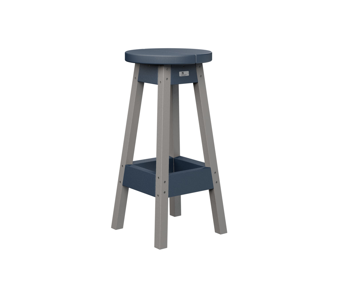 Navy Blue on Light Gray