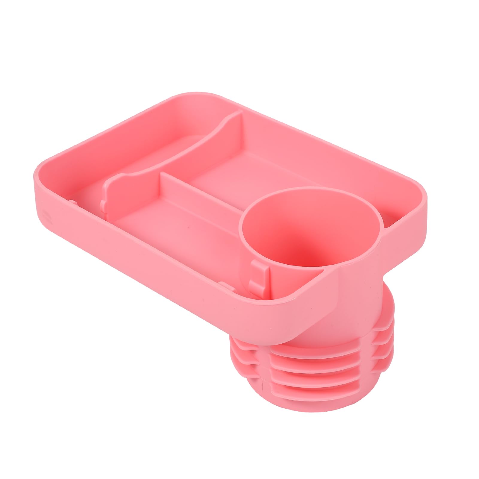 360° Rotating Silicone Snack Tray for Kids Car Seat - Pink | Travel & Cinema Use