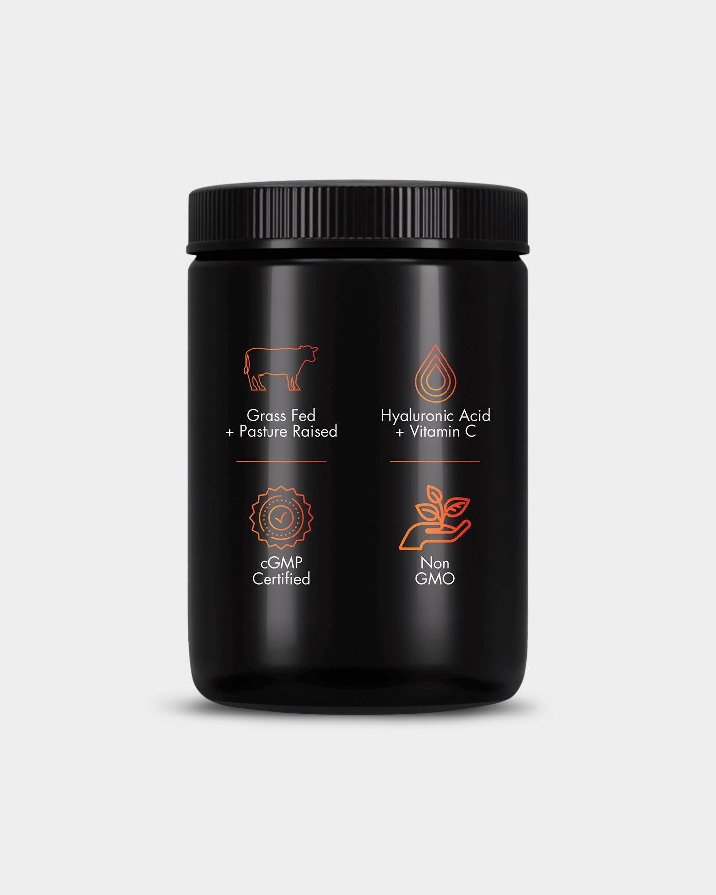 Codeage Hydrolyzed Multi Collagen Peptides Powder Supplement - Black Edition | Supports Skin, Hair & Joint Health | Ideal for Smoothies, Coffee & Post-Workout Recovery
