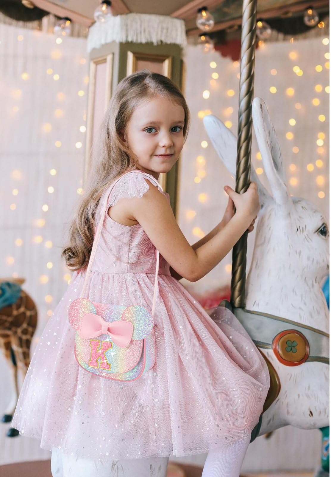 Best Birthday & Christmas Gifts for Girls Ages 3-8 - Trendy Kids Purse for Toddler Girls | Cute Little Girl Handbag for Parties, Dress-Up & Daily Use (Colorful)