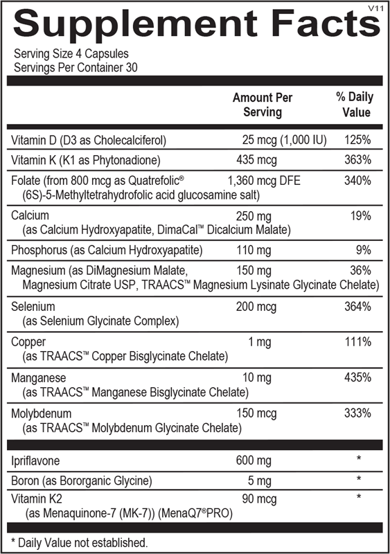 Orthomolecular Products OsteoPrev® - Premium Bone Health Supplement for Strong Bones & Joint Support - Ideal for Active Lifestyles & Senior Wellness