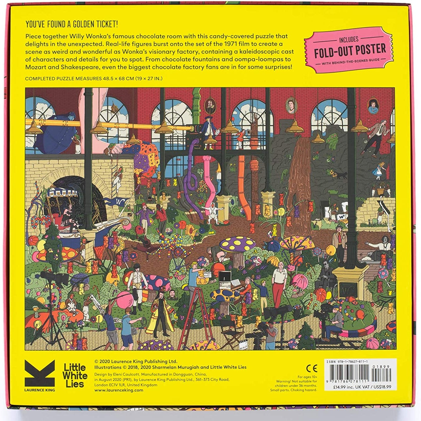 1000 Piece Chocolate Factory Jigsaw Puzzle for Adults – Fun & Challenging Puzzle Game for Family Nights & Relaxation
