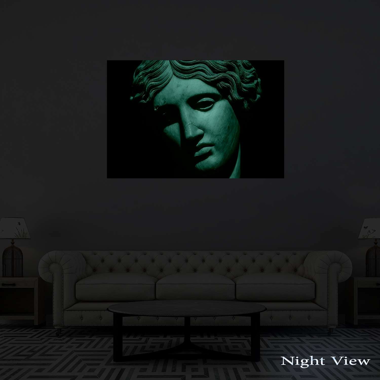 Venus of Milo Statue Canvas Wall Art - 24x36 Inch Framed Modern Home Decor for Bedroom, Living Room & Office - Classic Greek Sculpture Print for Contemporary Interior Design