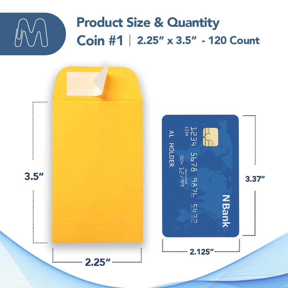 MOS #1 Coin Envelopes - 2-1/4