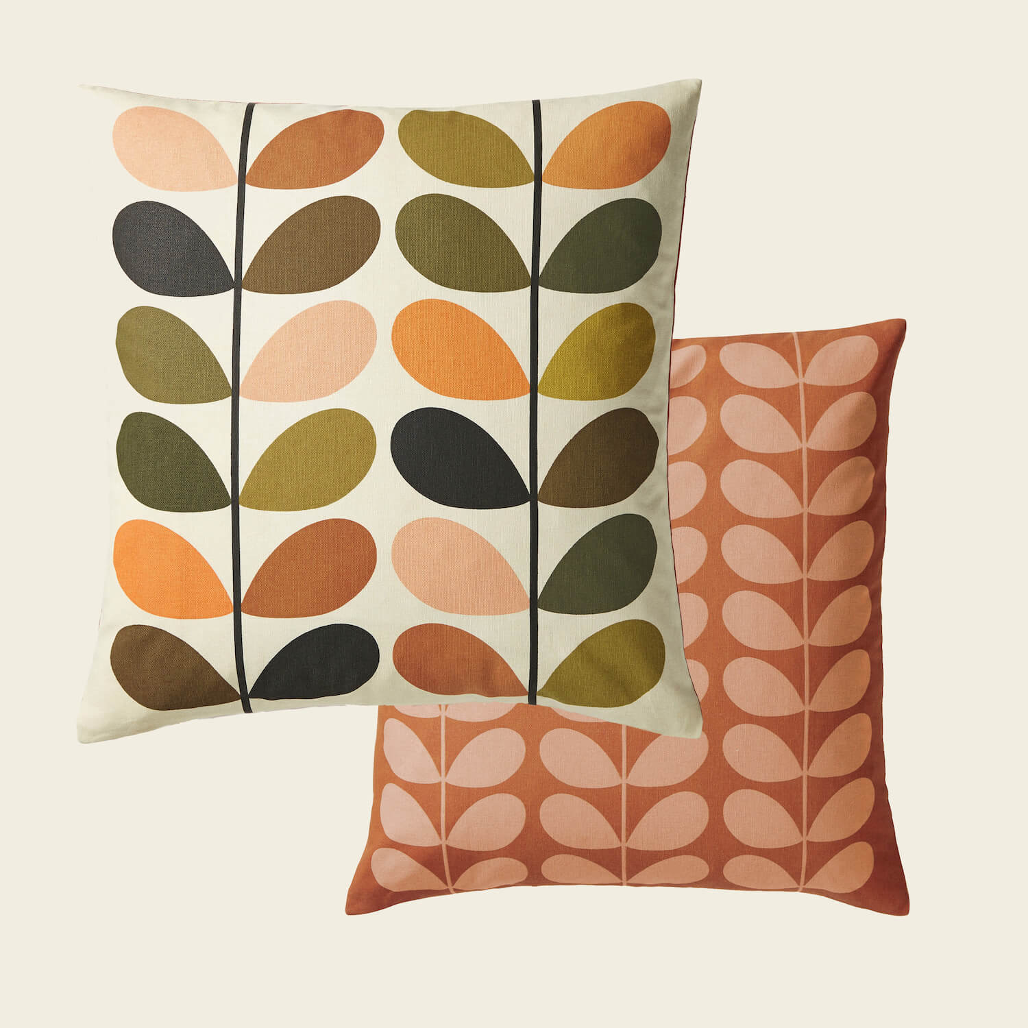 Multi Stem Cushion - Soft Auburn Decorative Throw Pillow for Sofa, Bed & Home Decor - Perfect for Living Room, Bedroom & Dorm