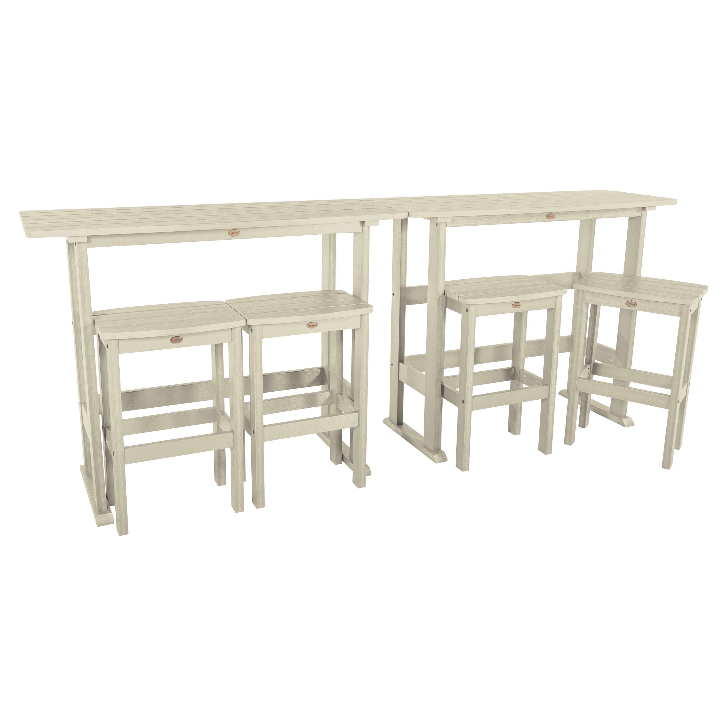 Lehigh 6-Piece Bar Height Balcony Patio Set - Outdoor Dining & Relaxing Furniture for Small Spaces