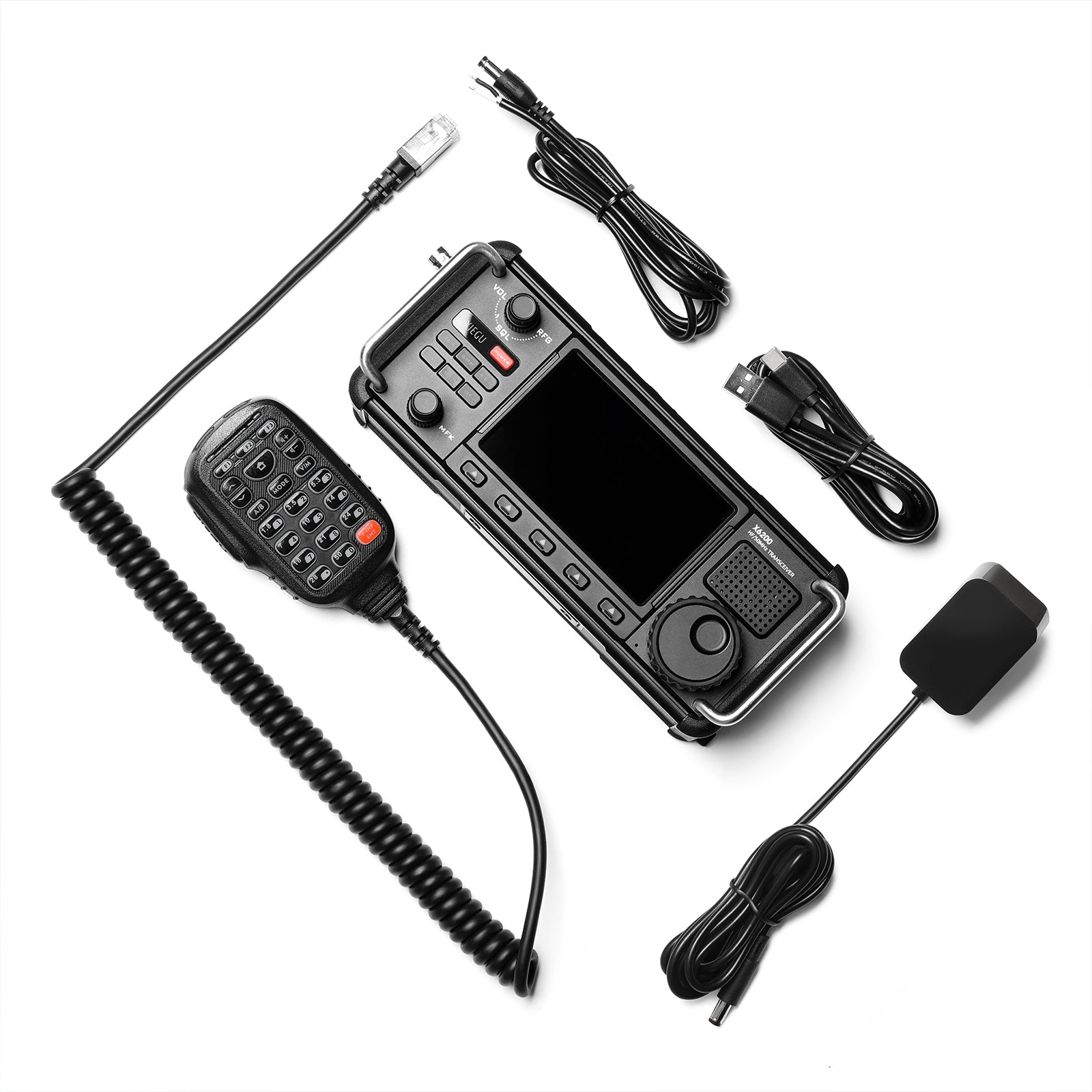 Xiegu X6200 HF Transceiver - 8W Full Band SDR Radio with Built-in ATU & Replaceable Battery | RF Direct Sampling | WFM AIR RX | Perfect for Amateur Radio, Field Operations & Emergency Communications