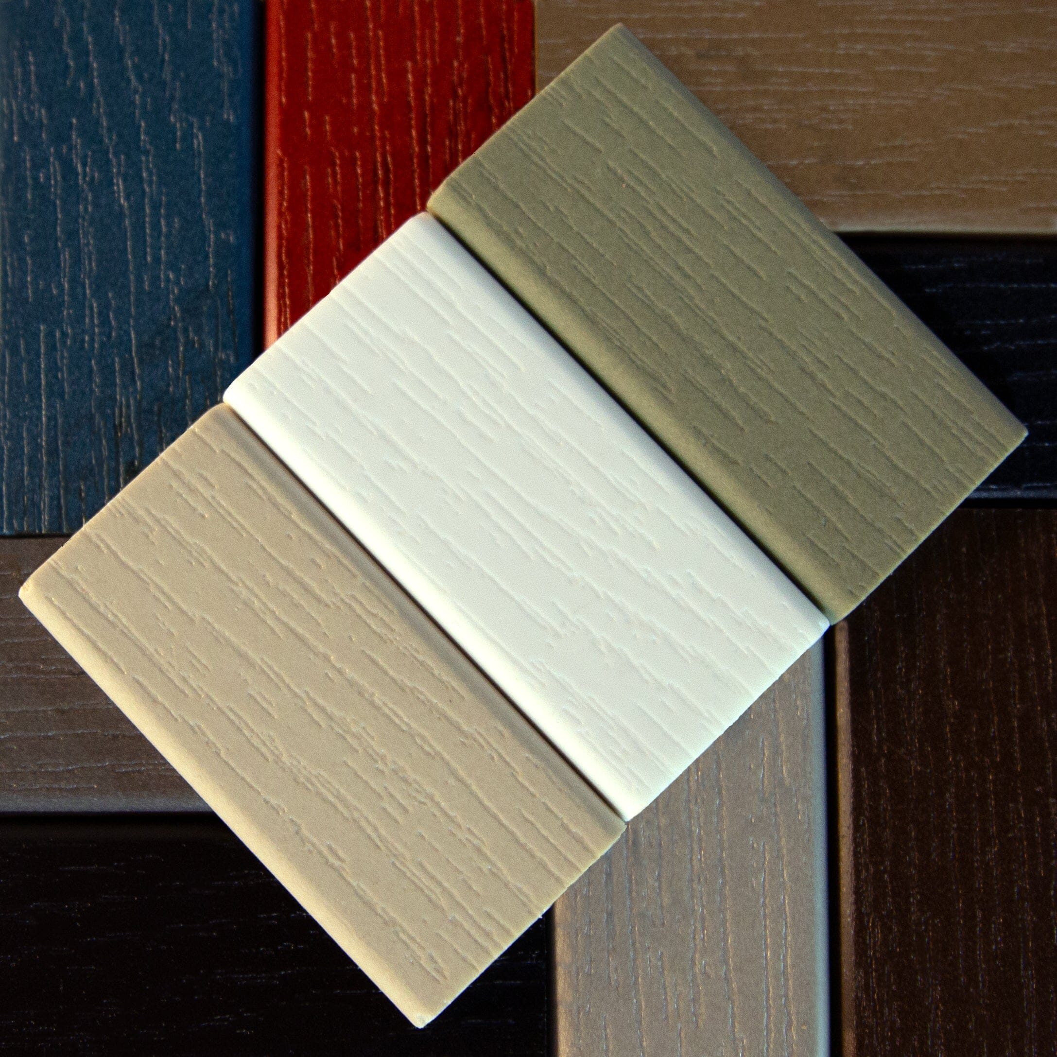 Highwood USA & ELK OUTDOORS Premium Product Swatch Sample Kit - Durable Material Samples for Outdoor Furniture, Decking & Home Decor Projects