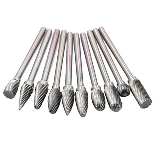 10-Piece Stainless Steel Ceramic Electric Nail Drill Bit Set for Manicure & Pedicure - Professional Nail Art Polishing & Grinding Heads (Blue) - Perfect for Salon, Home Use & DIY Nail Care