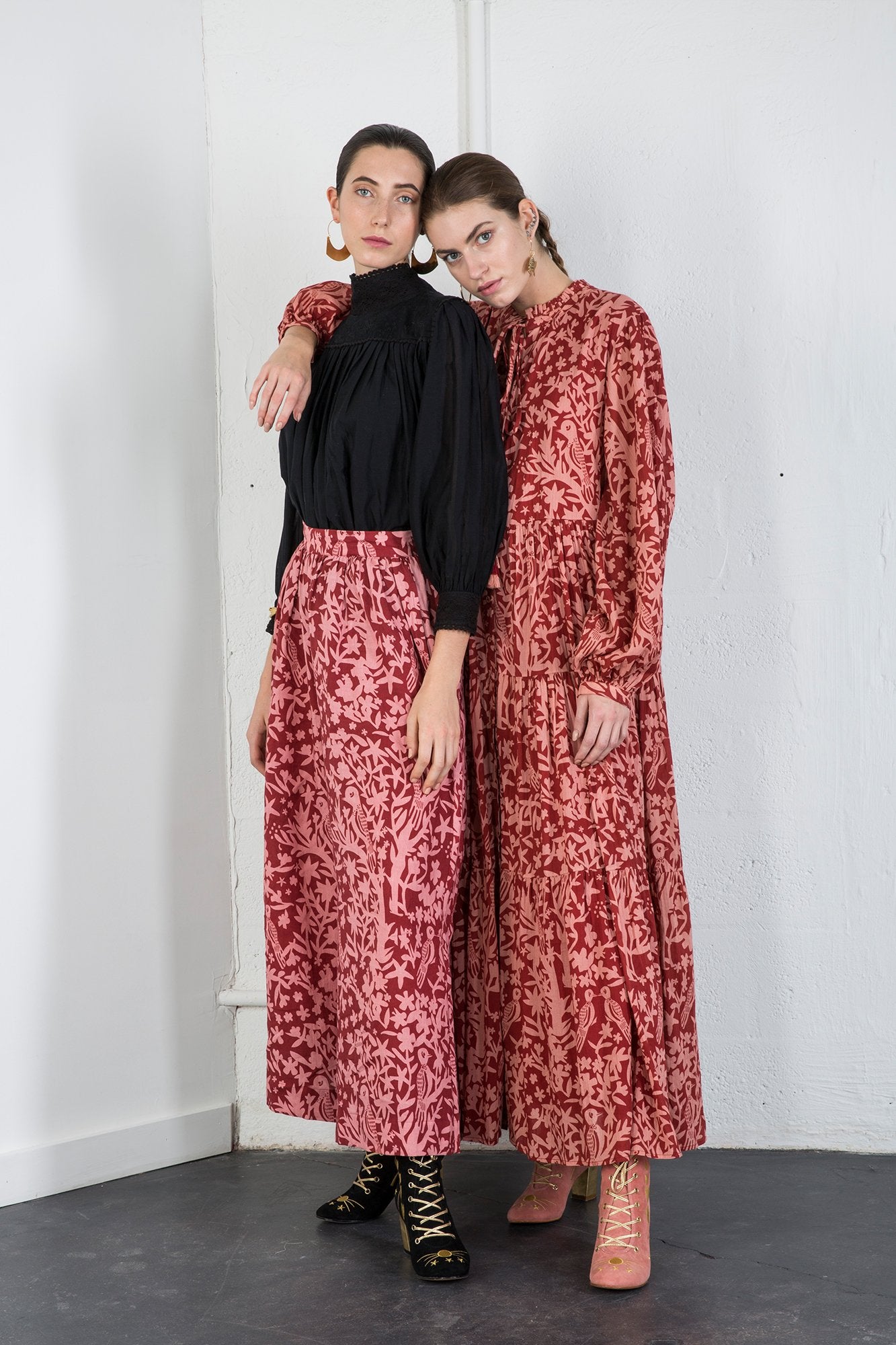 Victoria Blouse for Women - Elegant Floral Print Tops - Final Sale - Perfect for Office, Party & Casual Wear