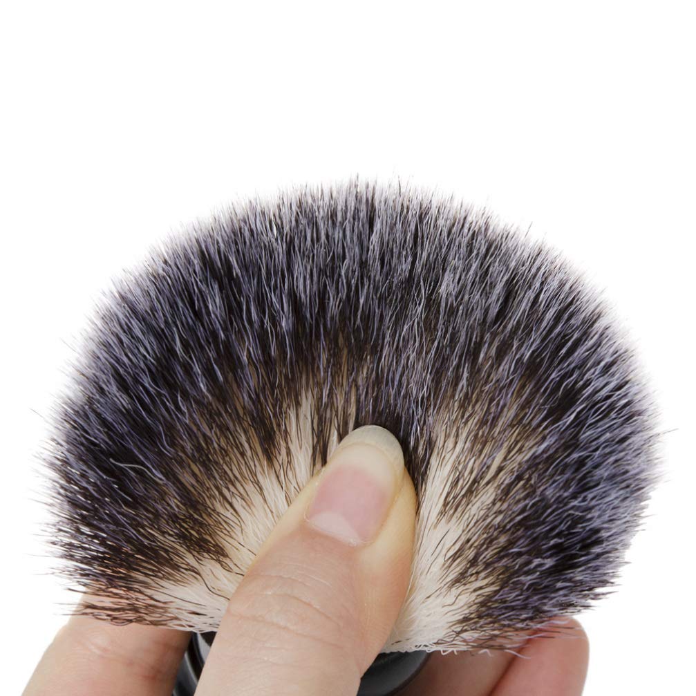 1pc Synthetic Beard Brush for Men - Soft Bristles Styling & Grooming Brush for Facial Hair, Mustache & Neck Duster - Perfect for Salon, Home Shaving & Daily Beard Care Routine