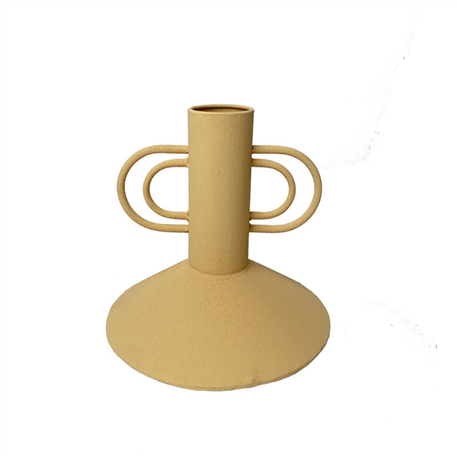 Nordic Style Morandi Color Vase - 24.5X24.5X26CM Minimalist Home Decor for Living Room, Centerpieces, Desktop & Office Decoration | Ins Style Creative Ceramic Vase for Wedding, Dining Table & Modern Interior Design