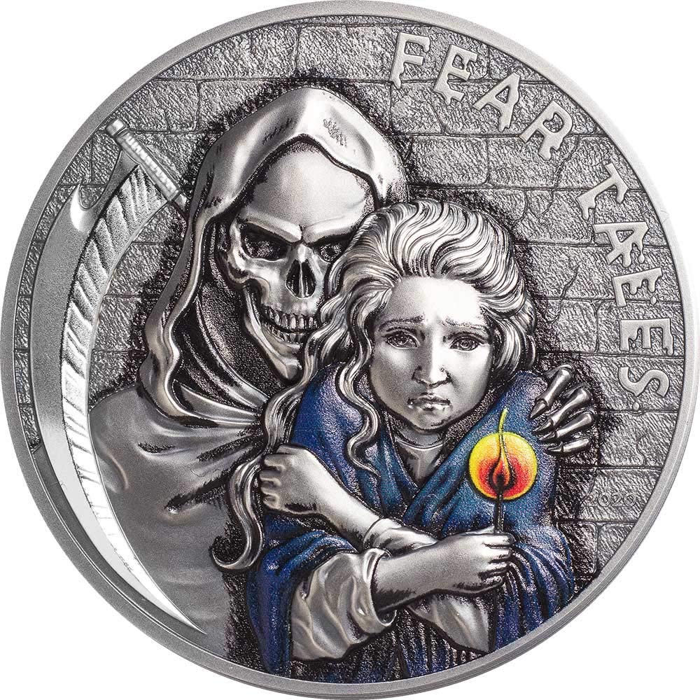 Little Match Girl Fear Tales 2 Oz Silver Coin $10 Palau 2020 - Collector's Edition for Coin Enthusiasts & Fairy Tale Lovers