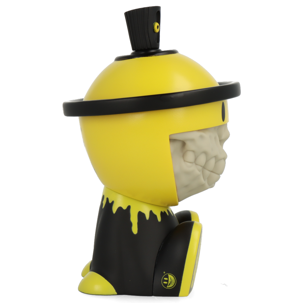 Grinbot OG Yellow Vinyl Art Toy by Ron English x Czee13 – Limited Edition Collectible for Home Decor, Office Display & Pop Art Enthusiasts