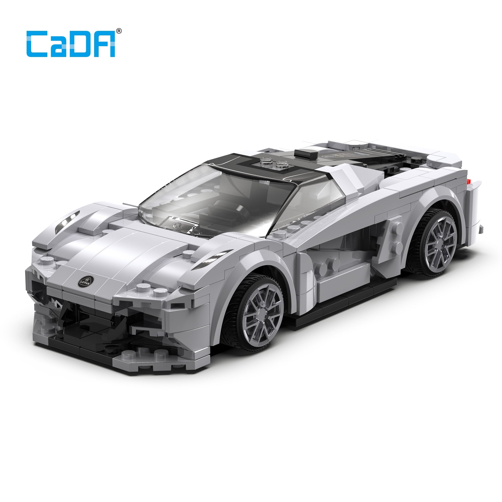 CaDA Lotus Evija Sports Car Model Building Set - 308 Pieces DIY Toy for Adults & Kids - Perfect for Collectors, Gifts, and STEM Learning