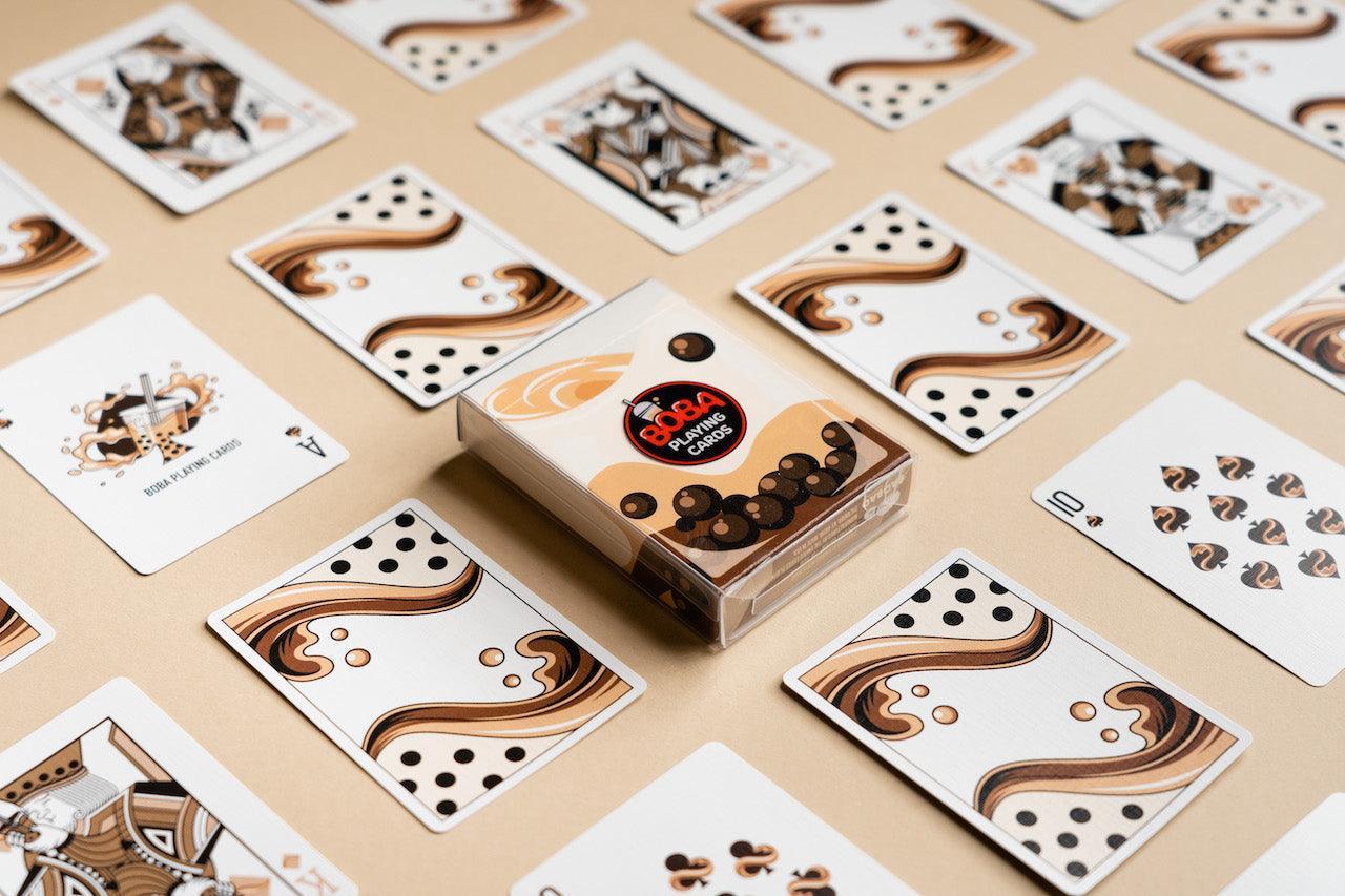 Premium Boba Tea Themed Playing Cards - 52 Deck with Unique Bubble Tea Designs | Perfect for Game Nights, Parties, and Gifts